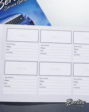 Load image into Gallery viewer, Berties Service Book
