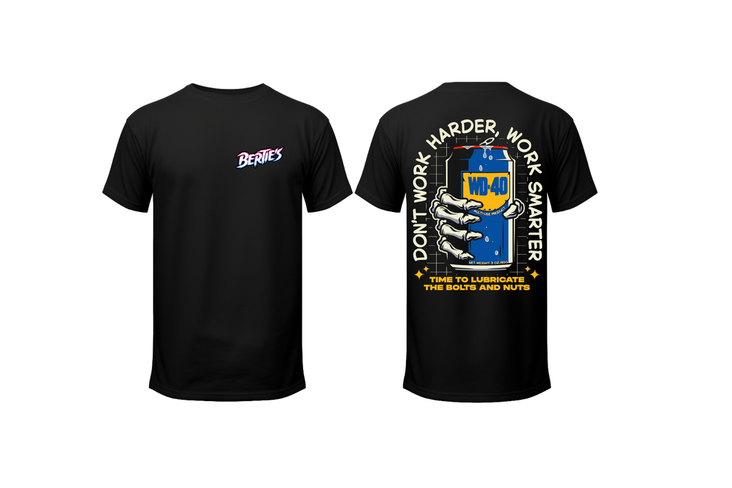 Berties WD40 Work Smarter Tee Tshirt