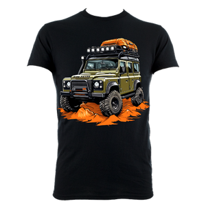 Green Landrover Defender Overland T-Shirt