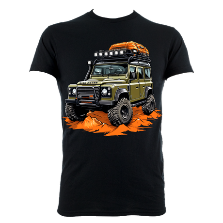 Green Landrover Defender Overland T-Shirt