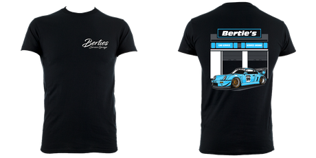 Bertie's Service Garage RWB Porsche T-Shirt